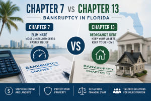 Chapter 7 vs Chapter 13 Bankruptcy in Florida: Which One Is Right for You?